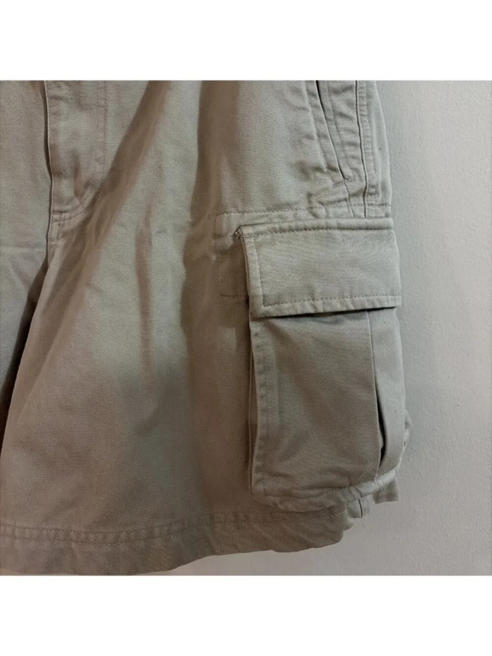 Lands' End Men's Cargo Short Size 32 Khaki 6.5